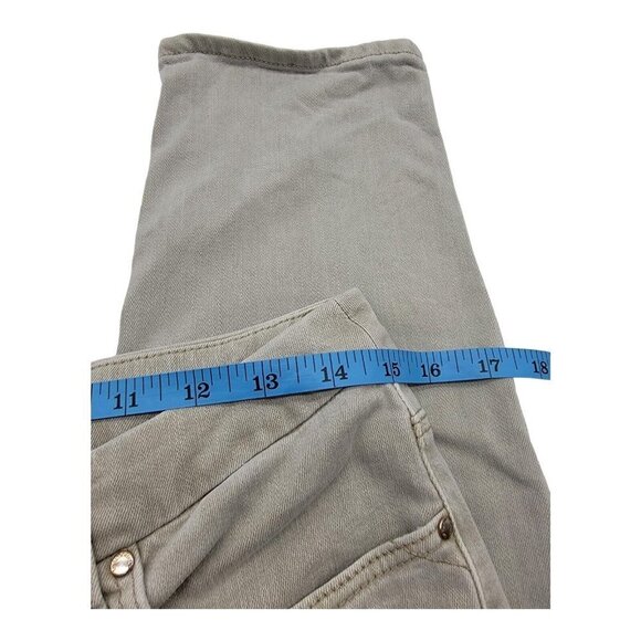 Chicos Womens So Slimming Gray Green Ankle Skinny Jeans Sz 0.5 - Picture 7 of 11